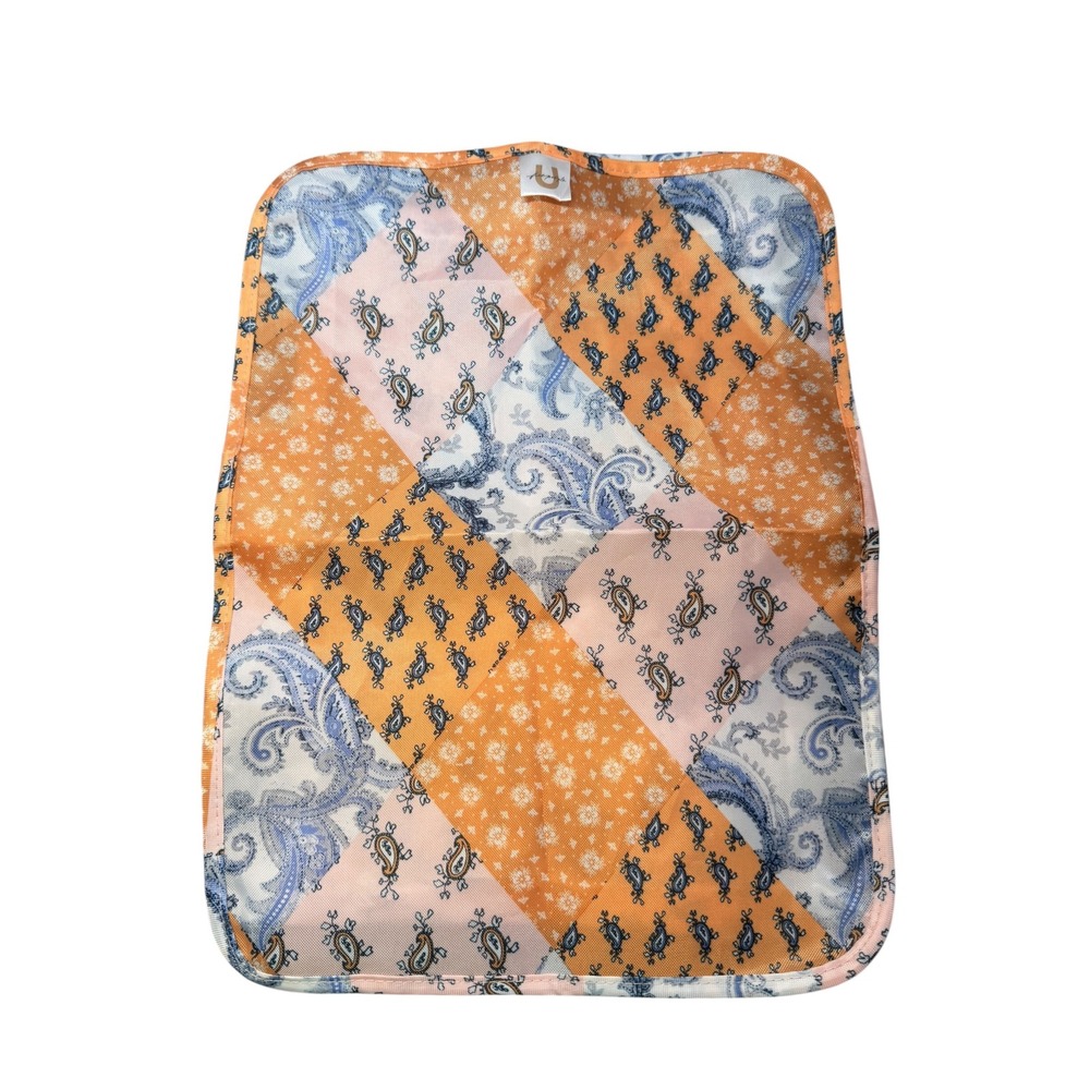 Free People Paisley Patchwork Travel Packing Cube Storage Bag 15"x11.5"